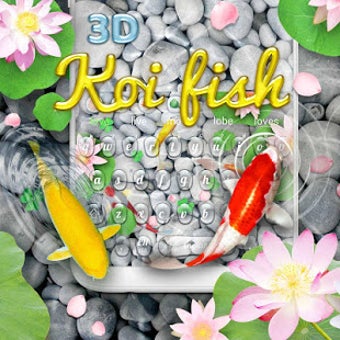 Imagen 1 para Live 3D Koi Fish Keyboard…