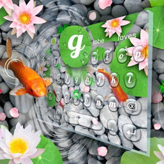 Imagen 2 para Live 3D Koi Fish Keyboard…