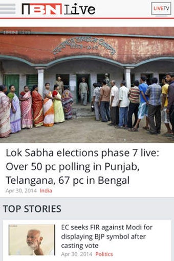 Image 0 for IBNLive for iPhone