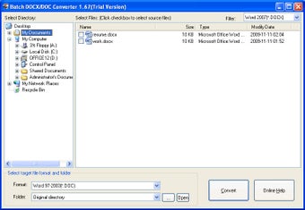 Image 0 for Batch DOCX/DOC Converter