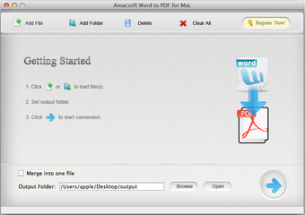 Image 0 for Amacsoft Word to PDF for …