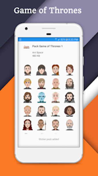 Imagen 1 para Series Stickers for Whats…