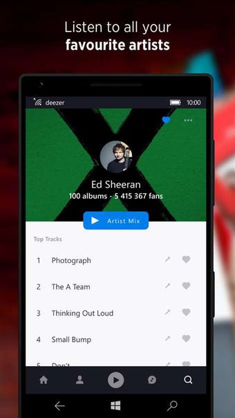 Image 1 for Deezer Music for Windows …