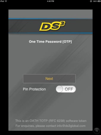 Image 0 for DS3 TOTP Oath (SelfServic…