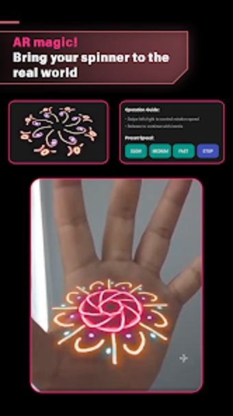 Image 0 for AR Finger Spinner: Glow A…
