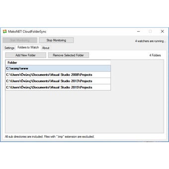 Image 1 for MakoNET CloudFolderSync