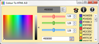 Image 0 for Colour To HTML