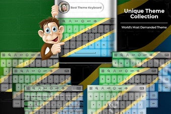 Image 1 for Tanzania Flag Keyboard - …