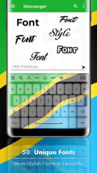 Image 2 for Tanzania Flag Keyboard - …