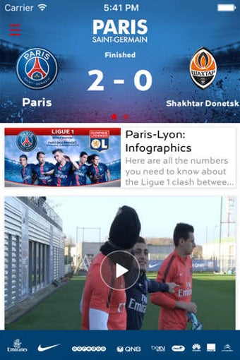 Image 0 for PSG Officiel: l'applicati…