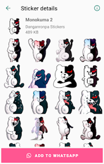 Imagen 3 para Monokuma Danganronpa Stic…
