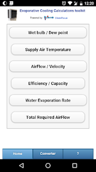 Image 3 for Evaporative Cooling Calcu…
