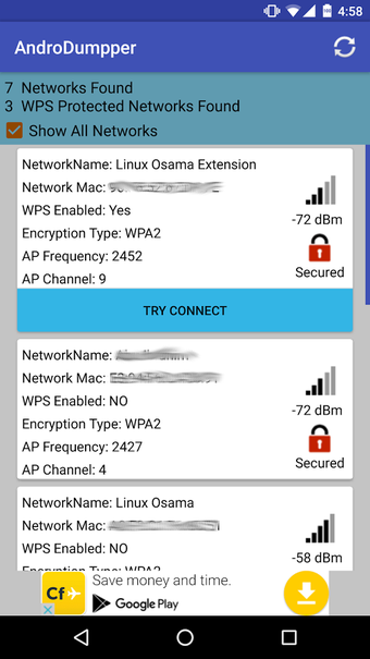 Image 4 for AndroDumpper ( WPS Connec…