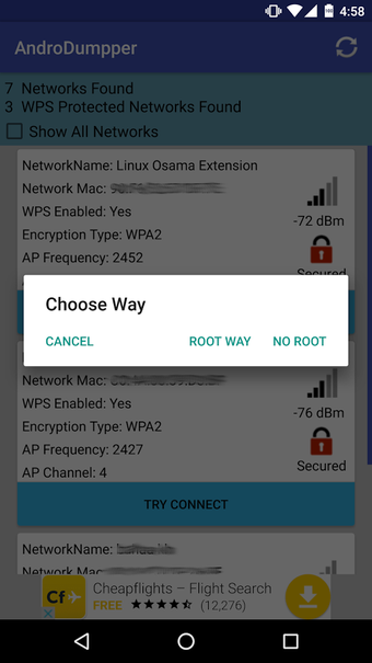 Image 3 for AndroDumpper ( WPS Connec…