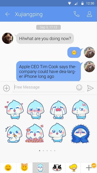 Image 0 for GO SMS PRO PULULU STICKER