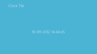 Imagen 0 para Clock Tile for Windows 8