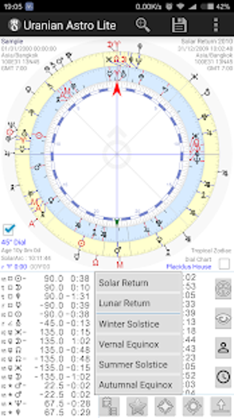 Image 0 for Uranian Astro Lite : Astr…