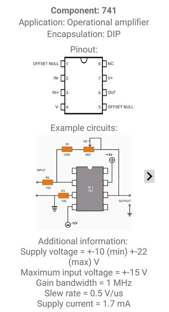 Imagen 1 para Electronic Component Pino…