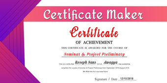 Image 0 for Certificate Creator - Tem…