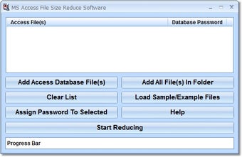 Image 0 for MS Access File Size Reduc…