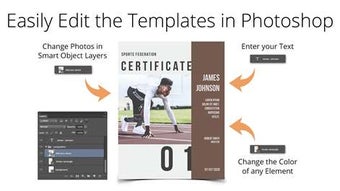 Imagen 3 para Certificate Templates for…