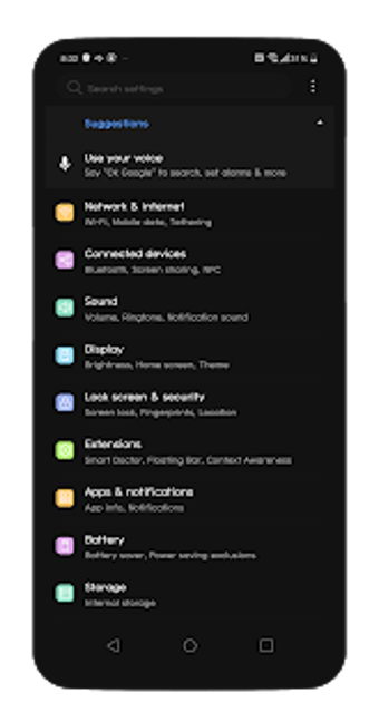 Image 2 for [UX8] Black Theme LG G8 V…