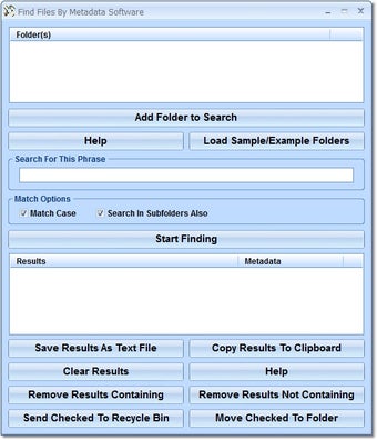 Image 0 for Find Files By Metadata So…