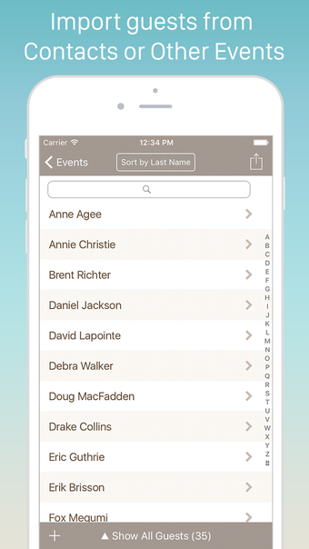 Image 0 for Guest List Organizer HD