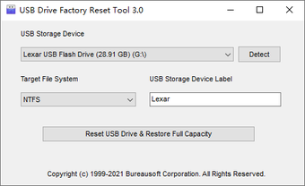 Image 0 for USB Drive Factory Reset T…