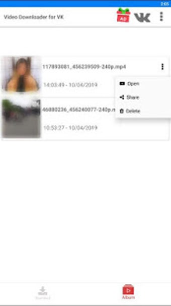 Image 1 for Video downloader for VK -…