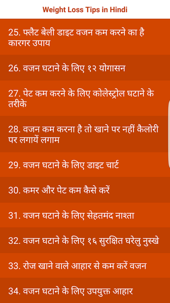 Imagen 2 para Weight Loss Tips in Hindi