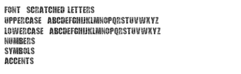 Imagen 0 para Scratched Letters