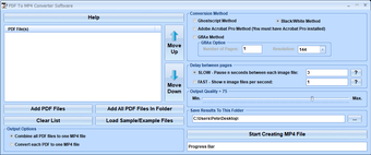 Imagen 0 para PDF To MP4 Converter Soft…