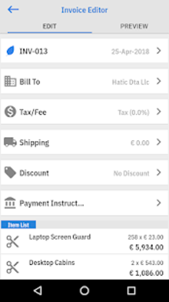 Imagen 0 para Invoice Temple - Invoice,…