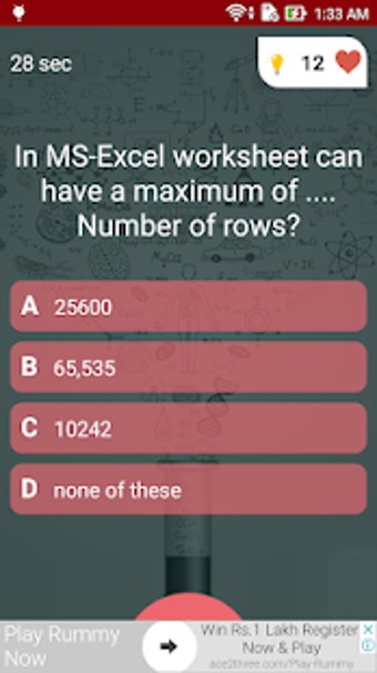 Image 0 for Free Microsoft Excel Test…