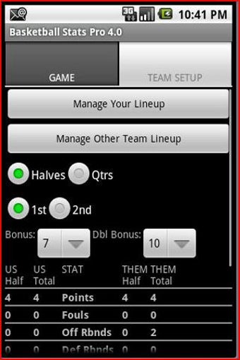 Imagen 1 para Basketball Stats Pro