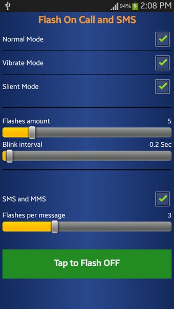 Image 2 for flash blink on call and s…