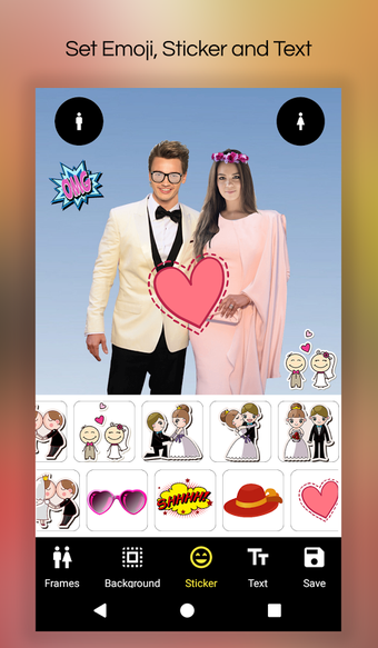 Imagen 3 para Couple Photo Suit Editor