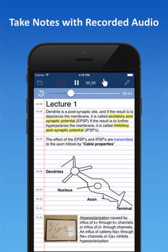 Imagen 0 para AudioNote Lite - Notepad …