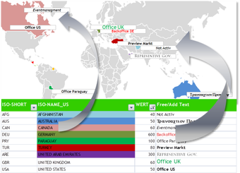 Image 1 for PowerPoint Worldmap