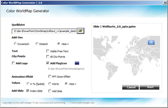 Image 1 for PowerPoint Worldmap