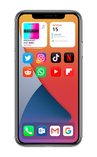 Imagen 0 para iOS 14 Style KLWP Theme