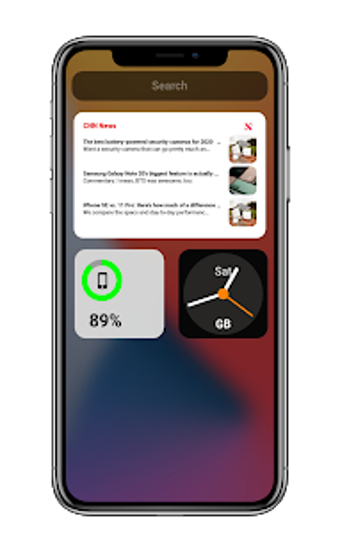 Imagen 1 para iOS 14 Style KLWP Theme