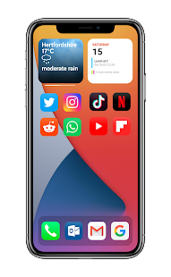 Imagen 3 para iOS 14 Style KLWP Theme