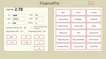 Image 1 for FinancePro for Windows 8