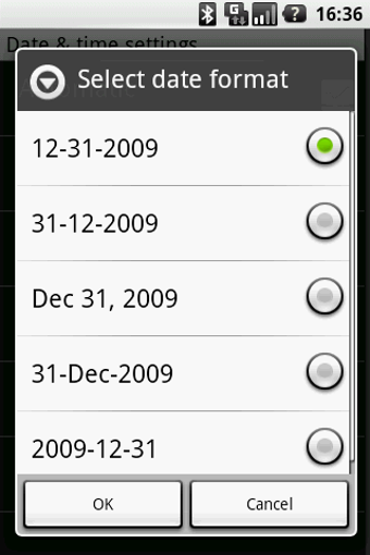 Imagen 0 para tCalendarWidget