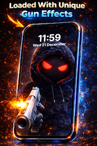 Imagen 0 para Evil Smile Gun Live Wallp…