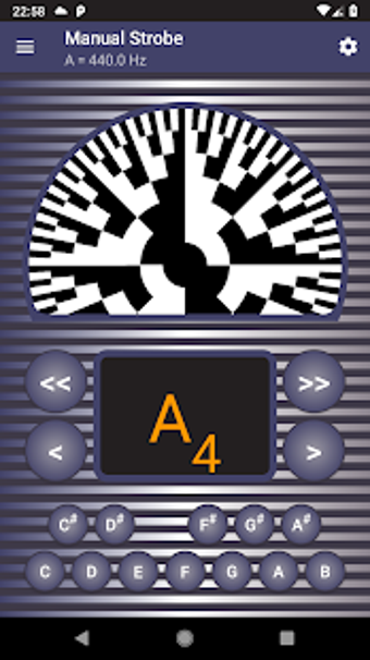 Imagen 1 para Strobe Guitar Tuner Pro
