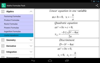 Imagen 0 para Maths formulas pack