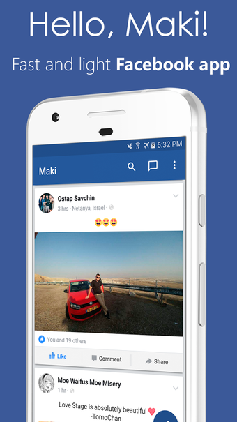 Imagen 2 para Maki for Facebook & Twitt…